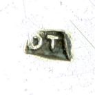 Ezüst füles kis tárgy, esküvői gyűrű hordozó 77,73g Ag800