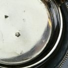 Ezüst füles kis tárgy, esküvői gyűrű hordozó 77,73g Ag800