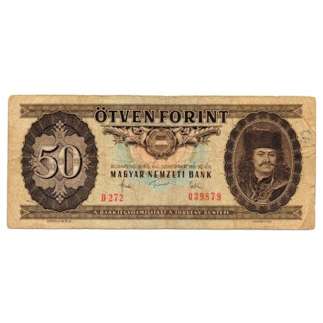 50 Forint Bankjegy 1983 F