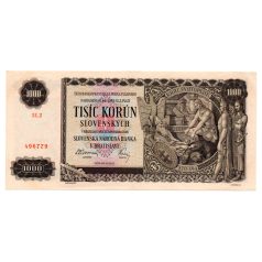 Szlovákia 1000 Korona Bankjegy 1940 P13a
