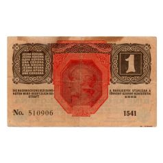 1 Korona Bankjegy 1916 F