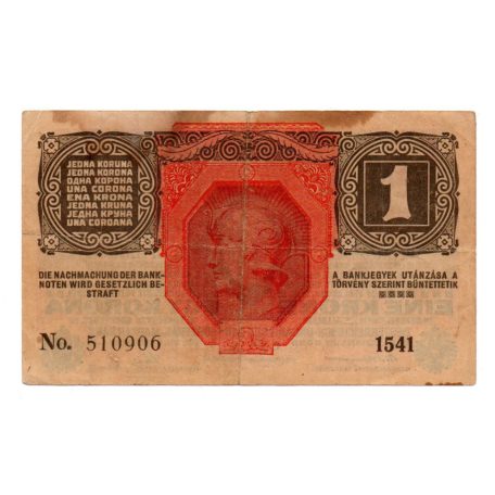 1 Korona Bankjegy 1916 F