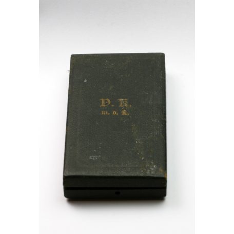 Koronás Arany Érdemkereszt hadiszalagon 1914 (anyaga: arany)