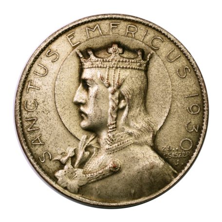 Zsákodi Csiszér János: Sanctus Emericus érem 1930