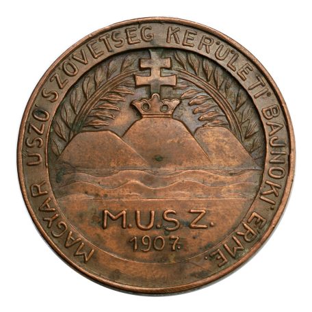 Greff Lajos: Magyar Úszó Szövetség Kerületi Bajnoki Érme 1907