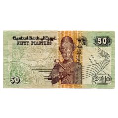 Egyiptom 50 Piaszter Bankjegy 2000 Pick:62.f Ritkább év!