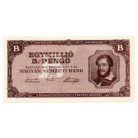 1 Millió B.-Pengő Bankjegy 1946 UNC