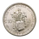 Szlovákia 10 Korona 1944 kereszt nélkül 7g Ag500 aUNC-UNC