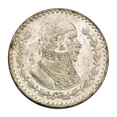 Mexikó 1 Peso 1961 Ag gEF