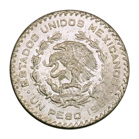 Mexikó 1 Peso 1961 gEF 15,92g Ag100