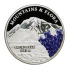 Palau 5 Dollár 2014 Mountains & Flroa Broad Peak 20,19g Ag925