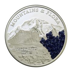   Palau 5 Dollár 2014 Mountains & Flroa Broad Peak 20,19g Ag925