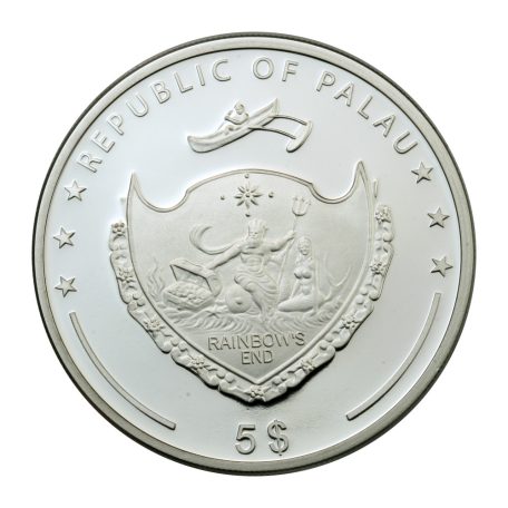 Palau 5 Dollár 2014 Mountains & Flroa Broad Peak 20,19g Ag925