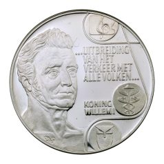 Hollandia 25 ECU 1992 PP I. Vilmos király 25,27g Ag925