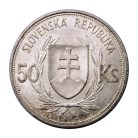 Szlovákia 50 Korona 1944 Jozef Tiso EF 16,54g Ag700