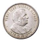 Szlovákia 50 Korona 1944 Jozef Tiso EF 16,54g Ag700