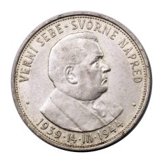 Szlovákia 50 Korona 1944 Jozef Tiso EF 16,54g Ag700