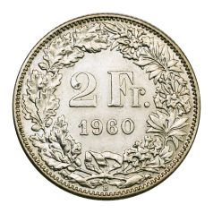Svájc 2 Frank 1960 B