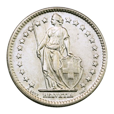 Svájc 2 Frank 1960 B EF