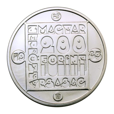 Természetvédelem sor 200 Forint 1985 BU Ha kedves az élete Vidra, Vadmacska, Mocsári Teknős