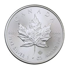 Kanada 5 Dollár 2019 1 UNCIA színezüst Maple Leaf