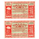 A Magyar Nemzeti Szövetség 5000 Korona Irredenta Sorsjegy 1926 sorszámkövető pár