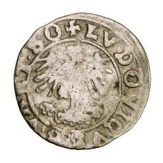   II. Lajos 1/2 Groschen 1523 Swidnica fordított szám az évszámban