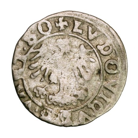 II. Lajos 1/2 Groschen 1523 Swidnica fordított szám az évszámban