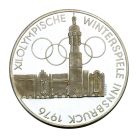 Ausztria 100 Schilling 1975 PP Hall Téli Olimpia, osztrák sas 23,95g Ag640