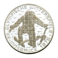   Ausztria 100 Schilling 1975 PP Hall Téli Olimpia III. kiadás