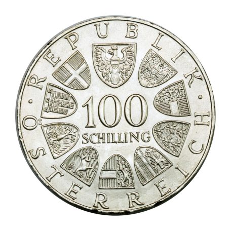 Ausztria 100 Schilling 1976 BU Burgtheater