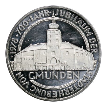 Ausztria ezüst 100 Schilling 1978 PP Gmunden