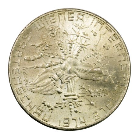 Ausztria 50 Schilling 1974 BU WIG 20g Ag640