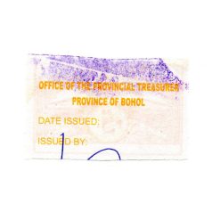 Fülöp-szigetek BOHOL 5 Piso Official Cash Ticket