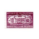 Fülöp-szigetek NEGROS ORIENTAL 10 Piso Official Cash Tickets