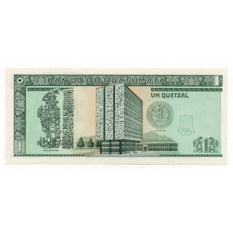 Guatemala 1 Quetzal Bankjegy 1990 P73a