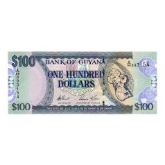Guyana 100 Dollár Bankjegy 2006 P36a