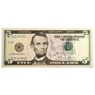 USA 5 Dollár Bankjegy 2013 L12 San Francisco