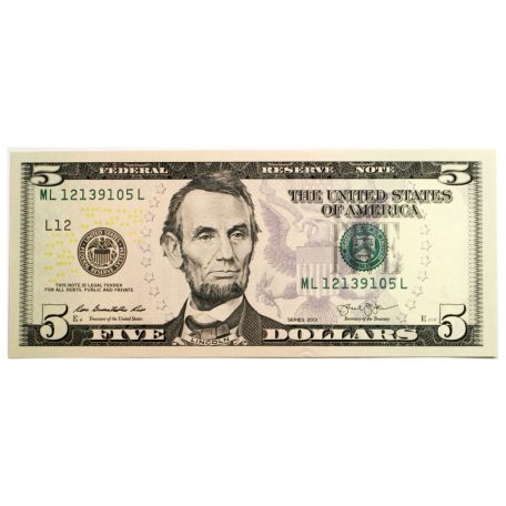 USA 5 Dollár Bankjegy 2013 L12 San Francisco