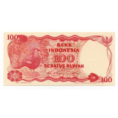 Indonézia 100 Rúpia Bankjegy 1984 P122a