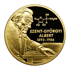   Szent-Györgyi Albert aranyozott emlékérem Nagy Magyarok sorozat