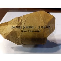 20 db Kossuth 5 Forint 1947 rolni IKART Főpénztár EF-UNC