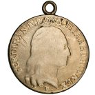Olaszország Nápoly és Szicilia IV. Ferdinánd 120 Grana 1798 27,25g Ag833