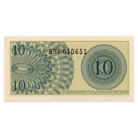 Indonézia 10 Sen Bankjegy 1964 P92a