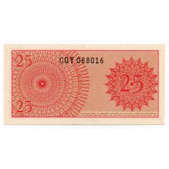 Indonézia 25 Sen Bankjegy 1964 P93a
