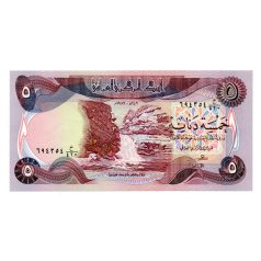 Irak 5 Dinar Bankjegy 1982 P70a