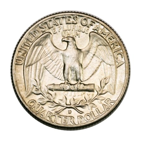 USA Washington 1/4 Dollár 1964 D