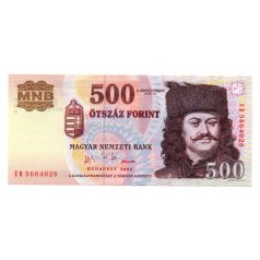 500 Forint Bankjegy 2006 EB sorozat 1956 50. évforduló EF