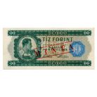 10 Forint Bankjegy 1946 MINTA lyukasztás és bélyegzés A640