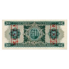   10 Forint Bankjegy 1946 MINTA lyukasztás és bélyegzés A640